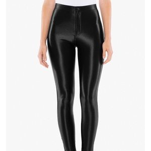 Black high waisted disco pants